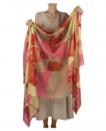 Палантин Женский SN40-FL.ABSTRAITE/CITRON